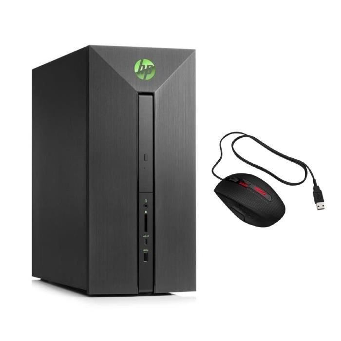 HP PC Pavilion POWER - 580055nf - 8 Go de RAM - Windows 10- Intel Core i5 - GTX 1050 - Disque dur 1 To + souris gaming offerte