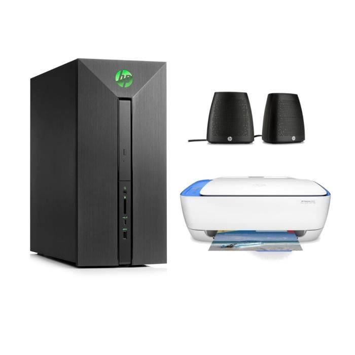 HP PC Pavilion POWER - 580055nf -RAM 8Go - Windows 10- Intel Core i5- NVIDIA GTX1050- Disque dur 1 To + imprimante 3en1 + enceintes