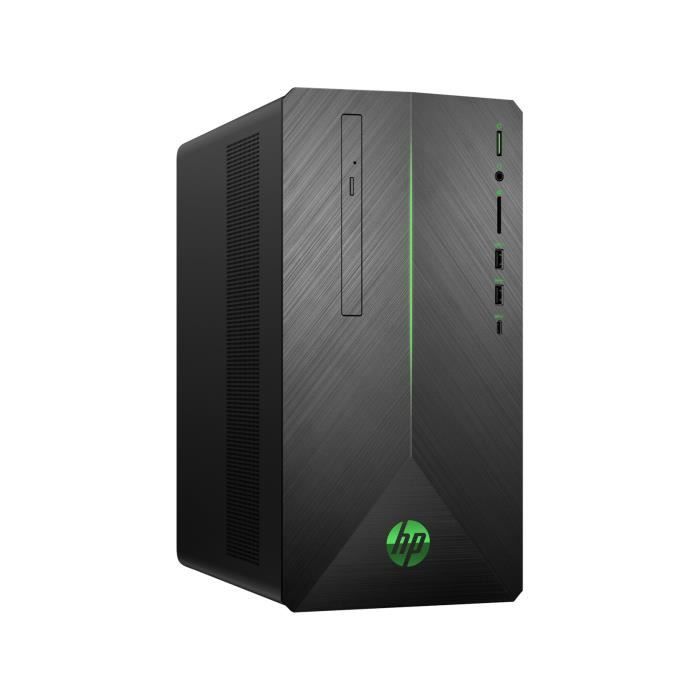 Unité Centrale Gamer - HP Pavilion 690-0025nf - AMD Ryzen 5 - RAM 8Go - Disque Dur 1To HDD - GTX 1060 3Go - Windows 10
