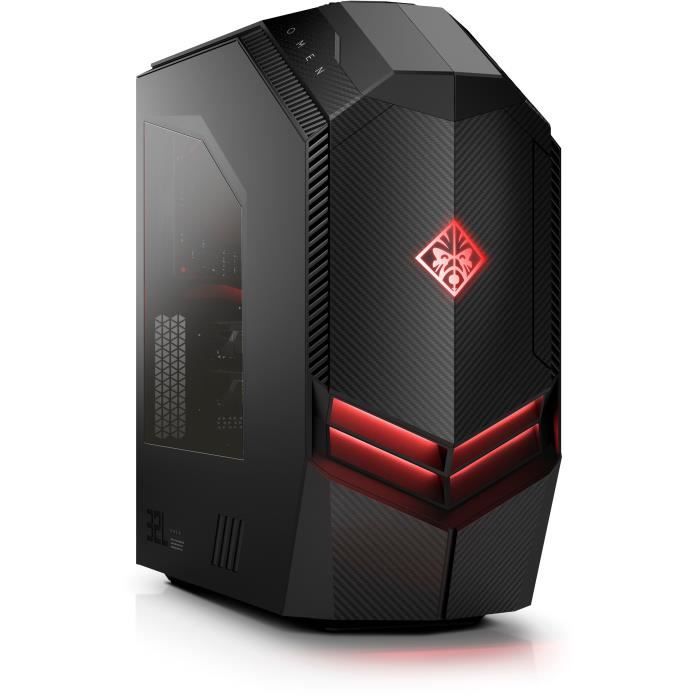 HP PC de bureau gamer OMEN HP880-135nf - Core i7-8700 - RAM 32Go - Disque Dur 2To HDD + 512Go SSD - NVIDIA RTX2080 8GB - Windows 10