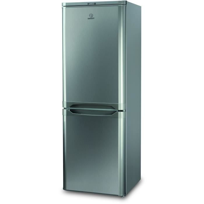 Refrigerateur Combine Indesit NCAA 55 NX Classe A Acier inoxydable