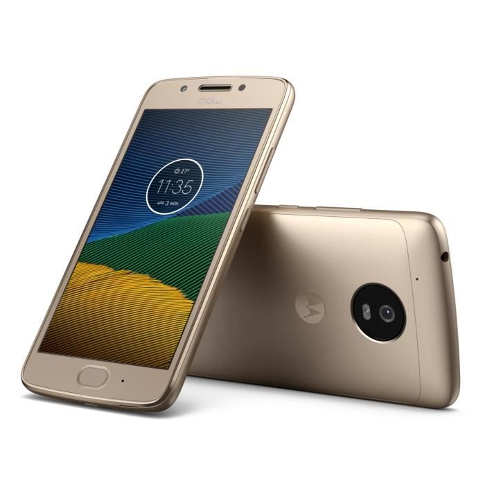 Motorola Moto G5 Double SIM 16 Go Or