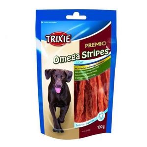 TRIXIE Lot de 3 PREMIO Omega Stripes poulet pour chien 100g