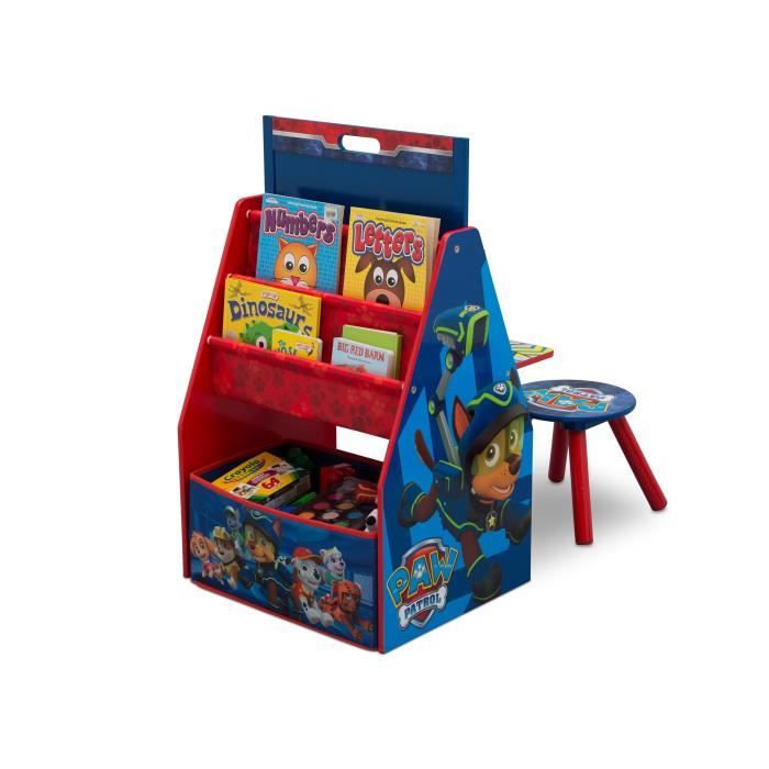 PAT PATROUILLE - Centre d'Activités 4 en 1 Enfant - Bleu et Rouge