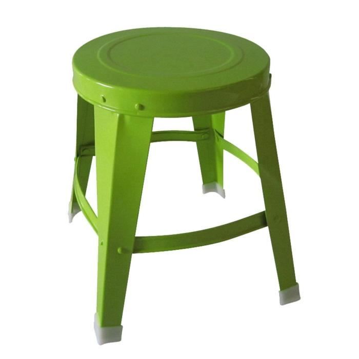 HOMEA Porte plante vintage Ø 19cm - Vert