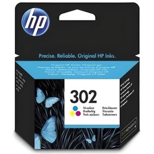HP 302 cartouche d'encre trois couleurs authentique pour HP DeskJet 2130/3630 et HP OfficeJet 3830 (F6U65AE) HP 302 cartouche d'encre trois couleurs authentique pour HP DeskJet 2130/3630 et HP OfficeJet 3830 (F6U65AE)