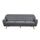 TEODOR Canapé droit convertible 3 places - Tissu g