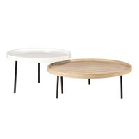 TABLE BASSE NYBRO 2 Tables basses rondes style contemporain dé TABLE BASSE NYBRO 2 Tables basses rondes style contemporain dé