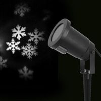 PROJECTEUR LASER NOËL Projecteur LED de Noël - Flocons blanc PROJECTEUR LASER NOËL Projecteur LED de Noël - Flocons blanc