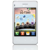 Téléphone portable LG T385 Wi-Fi Blanc Téléphone portable LG T385 Wi-Fi Blanc