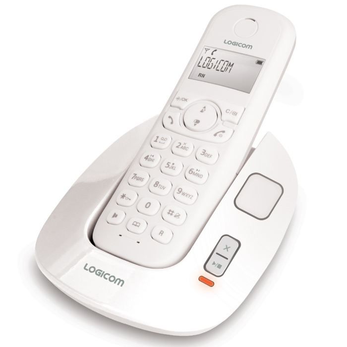 MANTA 155 Blanc   Achat / Vente TELEPHONE FIXE LOGICOM MANTA 155