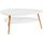 Table basse ovale scandinave