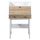 LONDON Secrétaire scandinave mélaminé décor chêne