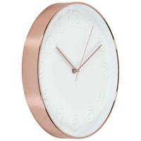 HORLOGE - PENDULE Horloge murale ronde diamètre 30,5 cm Blanc HORLOGE - PENDULE Horloge murale ronde diamètre 30,5 cm Blanc
