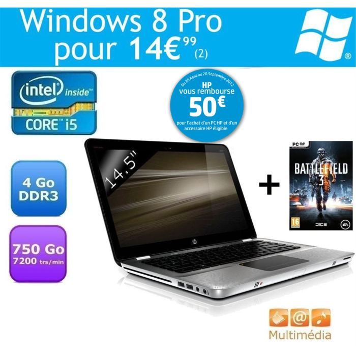 HP ENVY 14 2090ef   Achat / Vente ORDINATEUR PORTABLE HP ENVY 14