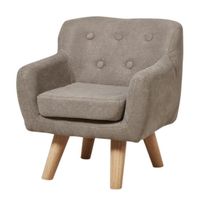 FAUTEUIL CHARLOTTE Fauteuil enfant pieds bois chêne - Tissu FAUTEUIL CHARLOTTE Fauteuil enfant pieds bois chêne - Tissu