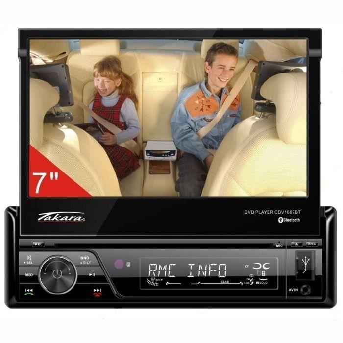 Autoradio Takara CDV1687BT   Achat / Vente AUTORADIO Autoradio Takara