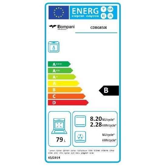BOMPANI CDBG85IX -Cuisinière table gaz-51