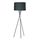 MIKADO Lampadaire Noir à Trépied, hauteur 160 cm