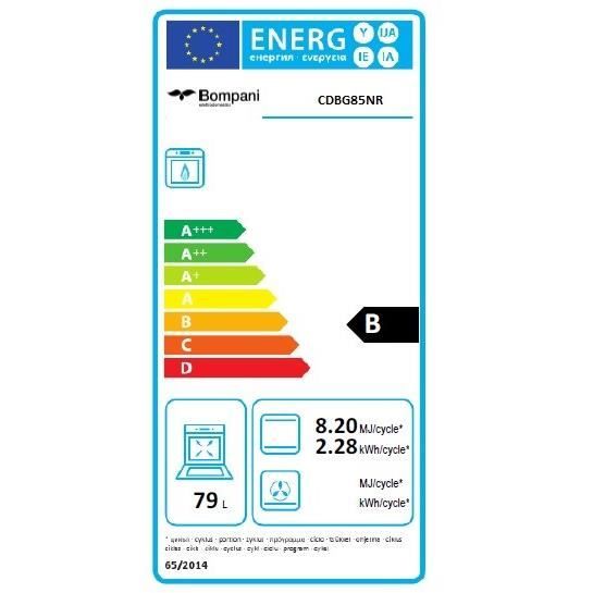 BOMPANI CDBG85NR - Cuisinière table gaz-51
