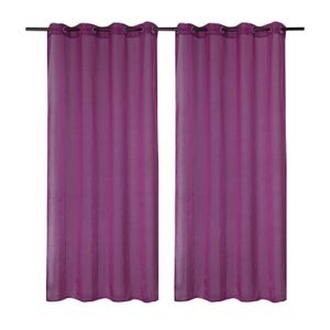 Paire de rideaux 140x240 - Achat / Vente pas cher Paire de rideaux 140x240 - Achat / Vente pas cher