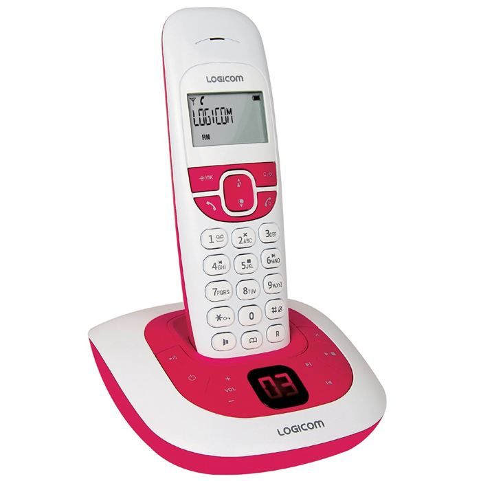 LOGICOM SOLY 155T ROUGE   Achat / Vente TELEPHONE FIXE LOGICOM SOLY