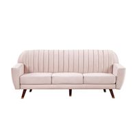 CANAPÉ - SOFA - DIVAN ERNEST Canapé droit convertible 3 places - Velours CANAPÉ - SOFA - DIVAN ERNEST Canapé droit convertible 3 places - Velours