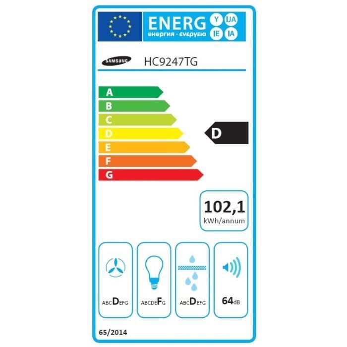  HDC9475TG Hotte design - Evacuation et recyclage1