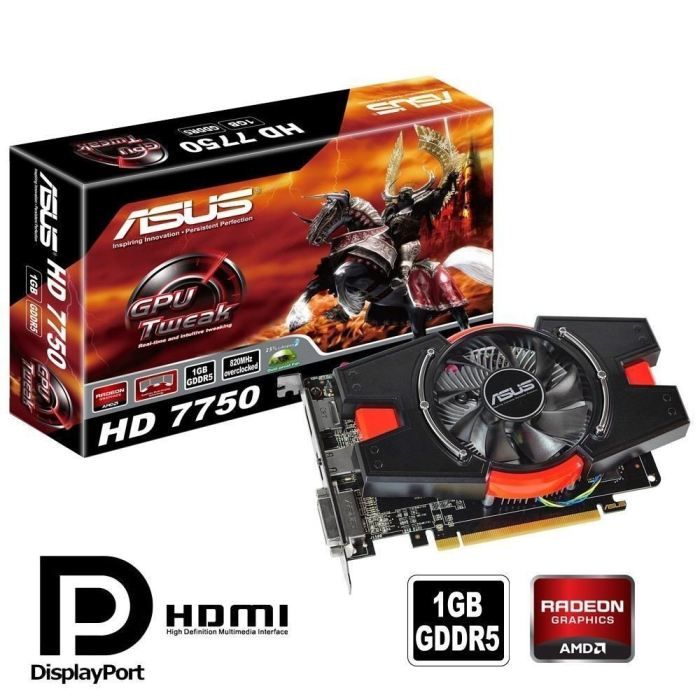 Asus AMD Radeon HD7750 1Go GDDR5 V2   Achat / Vente CARTE GRAPHIQUE