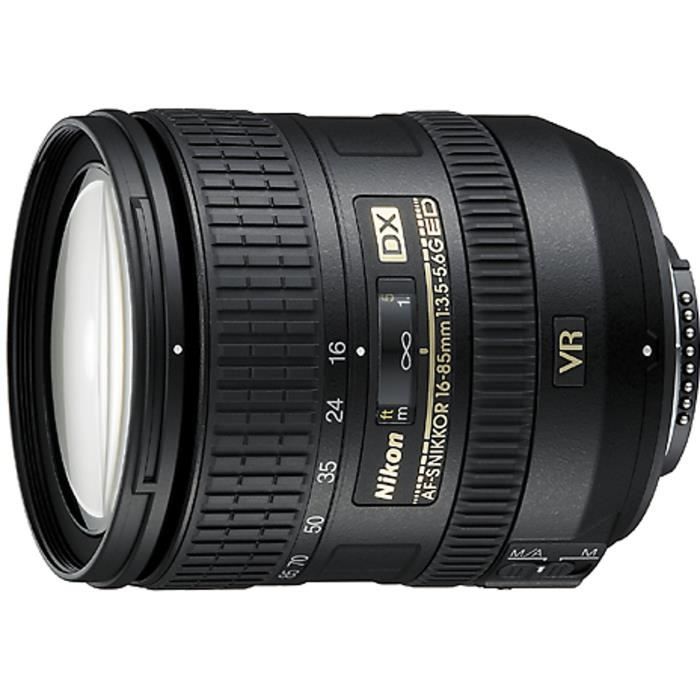 NIKON AF S VR DX 16 85MM f/3.5 5.6G ED   Achat / Vente OBJECTIF REFLEX