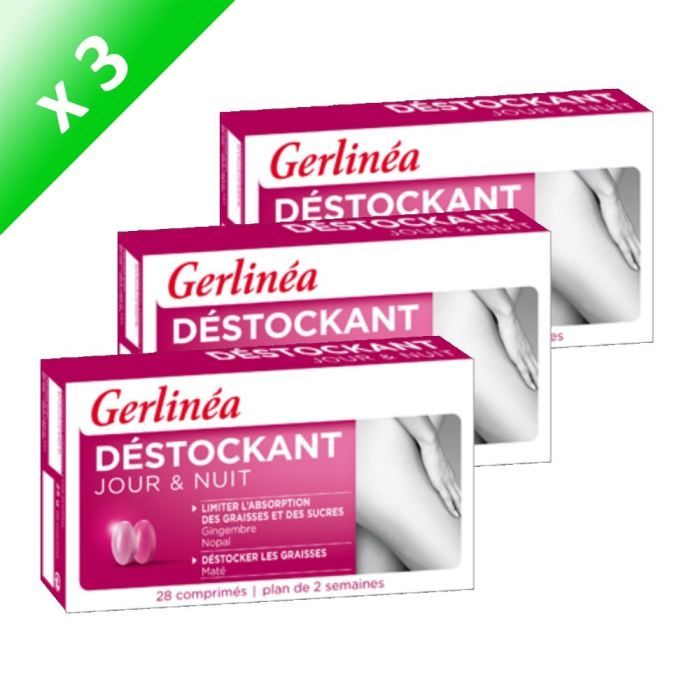 GERLINEA Déstockant Jour & Nuit x3   Achat / Vente SUBSTITUT DE REPAS