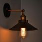 Lampe Industrielle Black Metal Umbrella Vintage Loft Mur Luminaires
