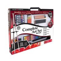 KIT PEINTURE SIMPLY Set de 111 pièces d'arts pour artiste avec KIT PEINTURE SIMPLY Set de 111 pièces d'arts pour artiste avec