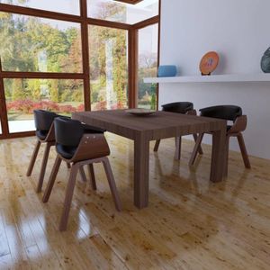 Chaise salle a manger cuir noir - Achat / Vente pas cher Chaise salle a manger cuir noir - Achat / Vente pas cher