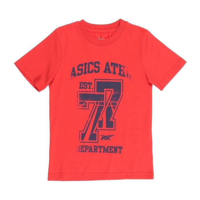 ASICS T-shirt Graphic Imprimé Enfant garçon - Rouge