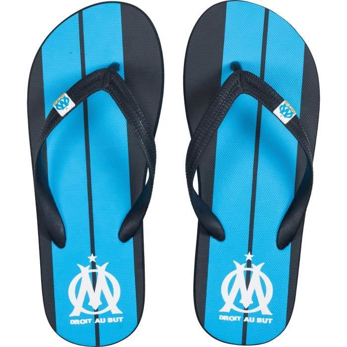 WEEPLAY Tongs Olympique de Marseille - Enfant - Bleu