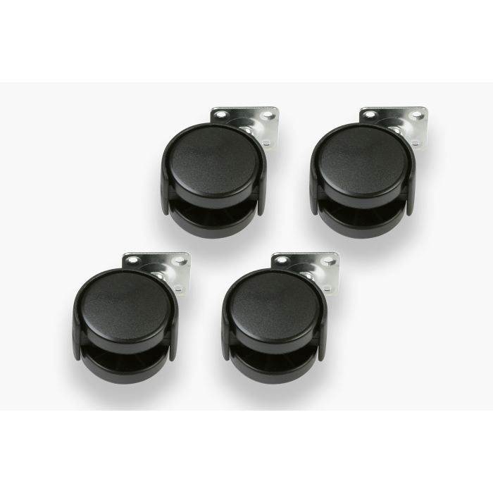 MEISTER 4 roulettes doubles 50mm