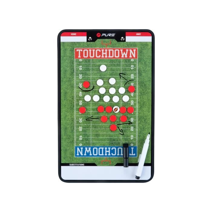 PURE2IMPROVE Coachboard Football americain VertBlanc