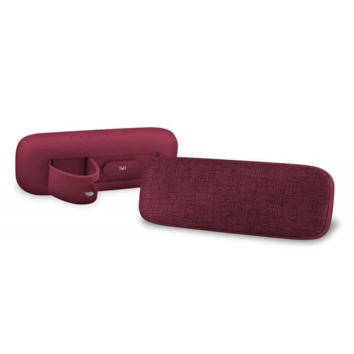 T'NB Record vol.2 Enceinte nomade bluetooth - 8W - Rouge