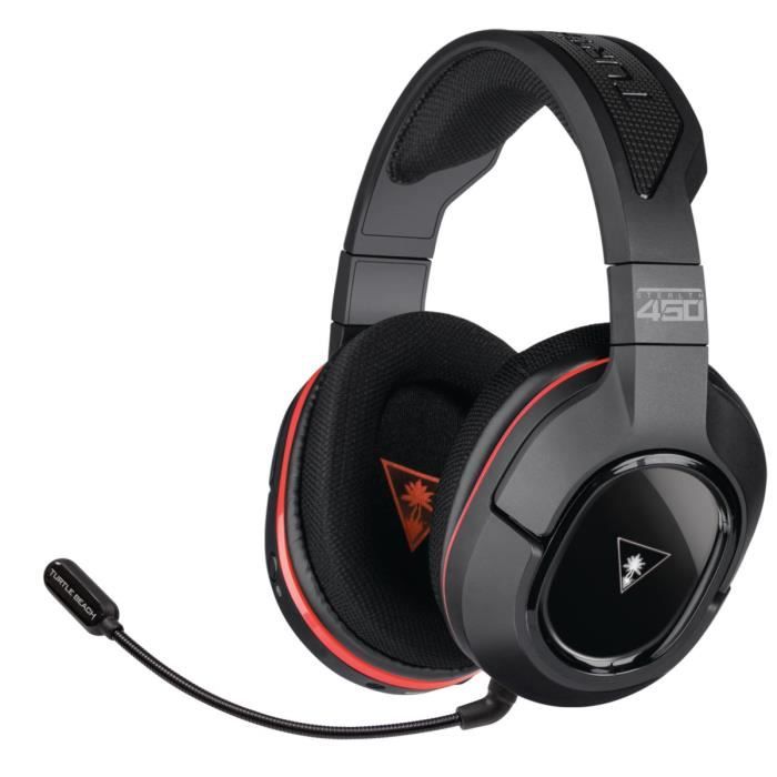 Turtle Beach Micro-Casque Gamer STEALTH 450 Sans fil - Son DTS surround X 7.1 - PC/Tablette/Mobile