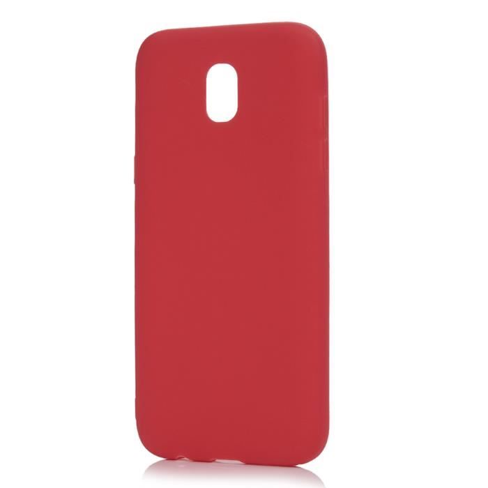 samsung galaxy j7 2017 coque rouge luxe