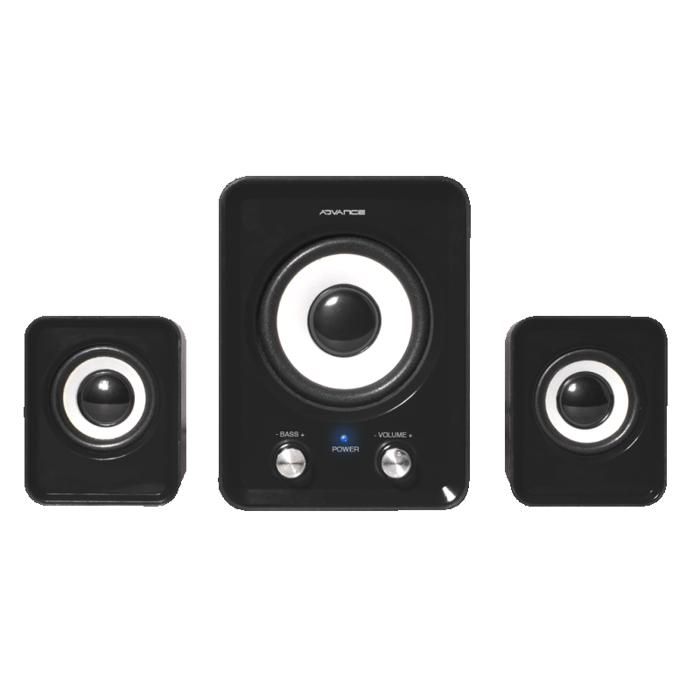 advance enceinte sp-u803bk soundphonic système 2.1 - 6 w - pc / mac