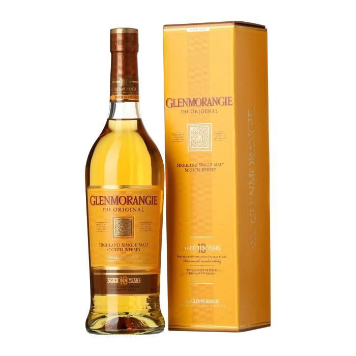Glenmorangie The Original 10 ans Highlands Single malt Whisky 40 70cl Achat / Vente