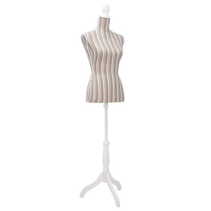 Buste de couture de femme en lin à rayures  Achat / Vente buste