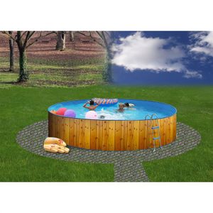 VETA Piscine en acier circulaire 350x90