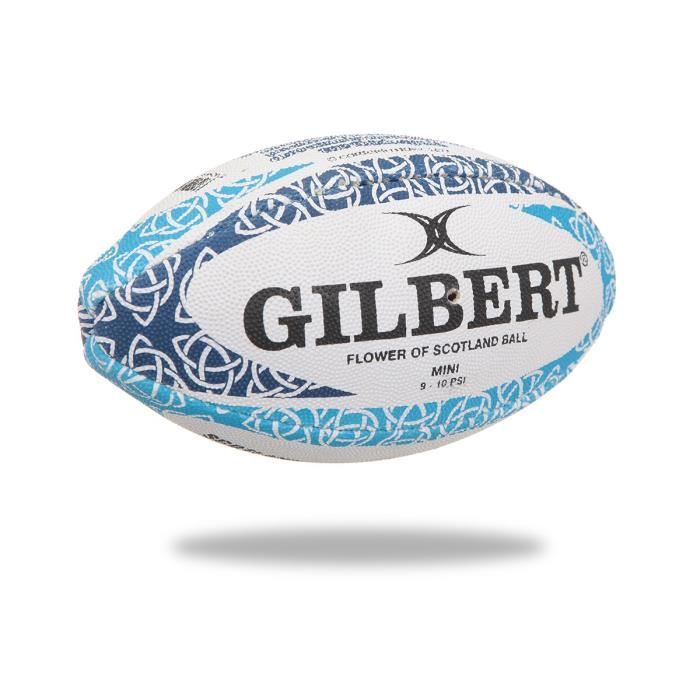 GILBERT Ballon de rugby MASCOTTES Ecosse Flower of Scotland Taille Mini