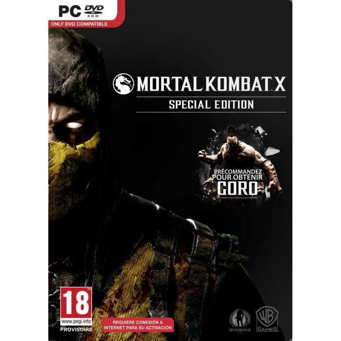 Mortal Kombat X Edition Spéciale Jeu PC