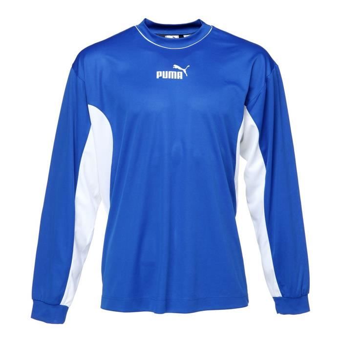 PUMA T-shirt Tiago Manches longues - Homme - Bleu et blanc