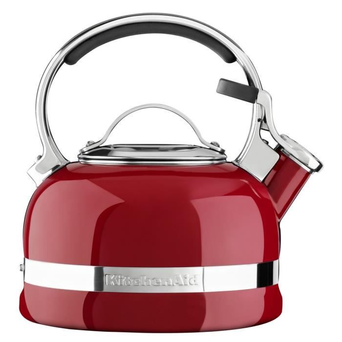 KITCHENAID KTEN20SBER - Bouilloire sifflet - 1,9 L - Rouge empire - Tous feux dont induction