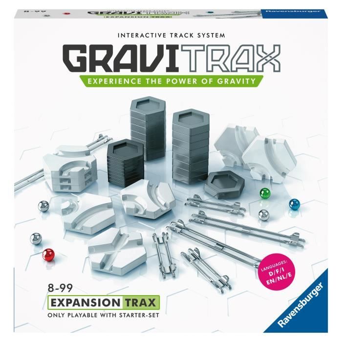 GRAVITRAX Extension Rails - Elargis ton Circuit à Billes GraviTrax ! Ravensburger